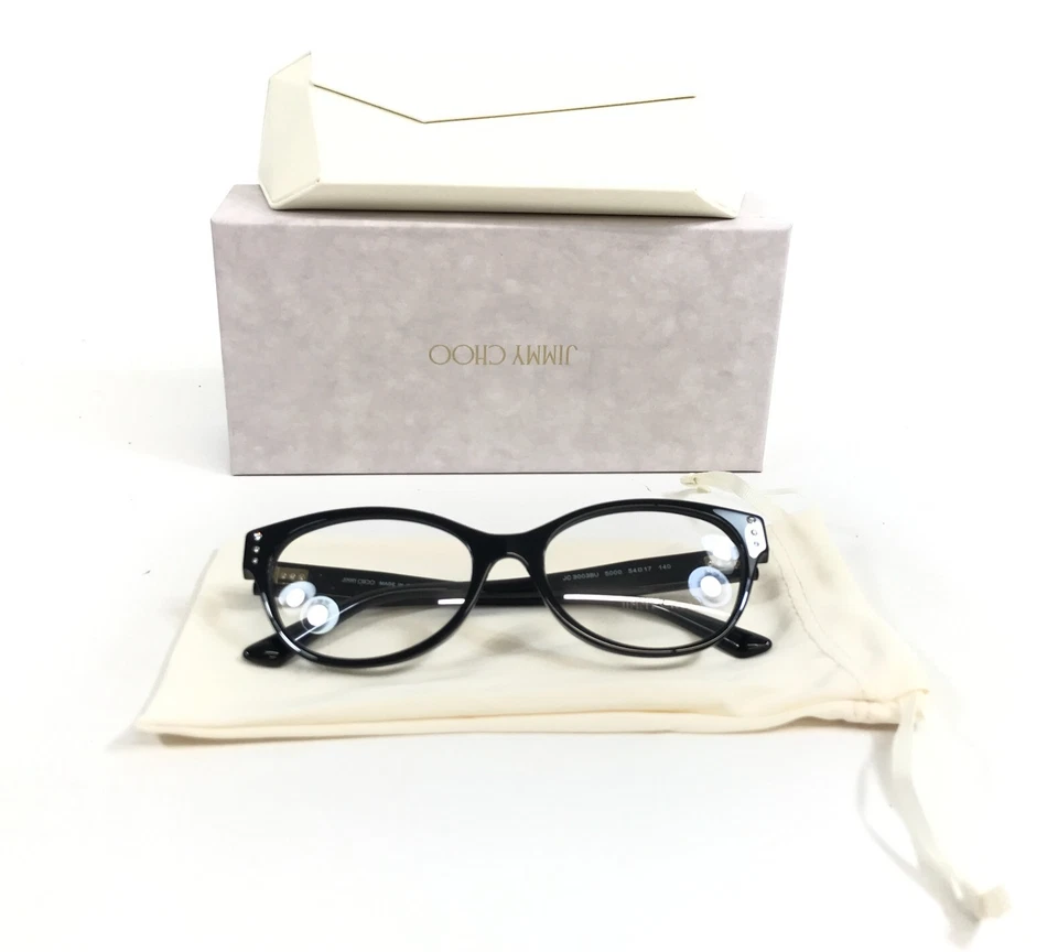 Оправа для очков Jimmy Choo JC3003BU 5000 блестящий черный кошачий глаз полный ободок 54-17-140 - Изображение 1 из 4