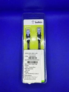 Neu Belkin CAT5 Netzwerkkabel - Stecker auf Stecker - RJ45 Ethernet - 2m - Bild 1 von 2