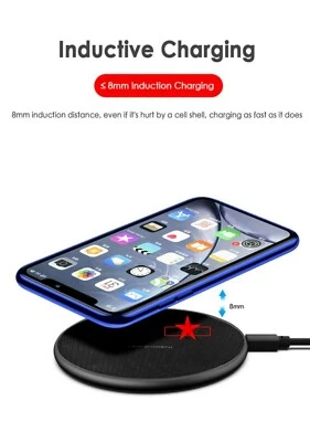 Quick Charging Wireless Fast Charging Dock Charger For iPhone Samsung Xiaomi - Image 1 of 4