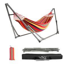 Hängematte Hängesessel Gestell klappbar Outdoor Tragbar Garten Camping