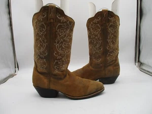 Botas de Vaquero Twisted X 0025 Bomber Cuero Marrón Bordado Para Mujer Talla 9 B - Imagen 1 de 9
