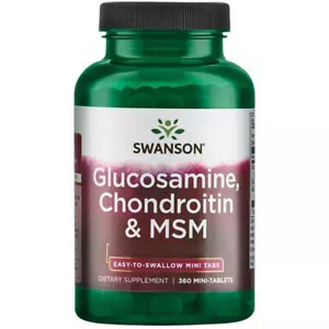 Swanson, Glucosamine, Chondroitin & MSM, 120 Tabletten - Bild 1 von 2