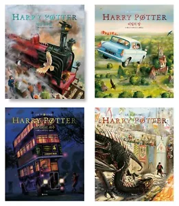Harry Potter Illustrated Edition All Set, Korean Version - Picture 1 of 8