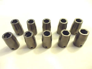 Impact Sockets, 10 pcs, 1/4” Drive X 1/4” Hex, Hanson, USA, #93603. - Picture 1 of 1