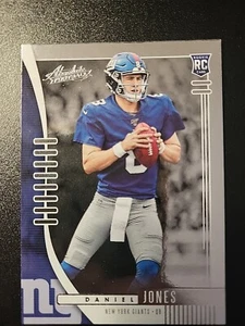 DANIEL JONES 2019 Panini Absolute RC ROOKIE #107 New York Giants SHARP - Picture 1 of 1