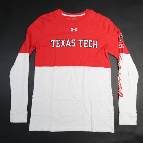 Texas Tech Red Raiders Under Armour HeatGear Long Sleeve Shirt Men's Used Cover