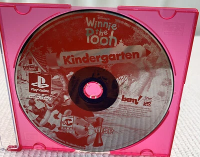 Disney's Winnie the Pooh Kindergarten PS1 Sony PlayStation 1, 2002 Ages 4-6 - Image 1 of 2