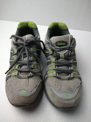 Zapatillas de senderismo Northside Big Boys 6 grises/verdes con cordones Foto 1 de 4