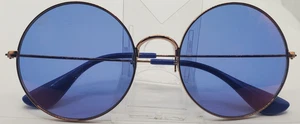 Ray Ban RB3592 9035/D1 55-20-145 Gold Violet Round JA-JO Sunglasses - Picture 1 of 19