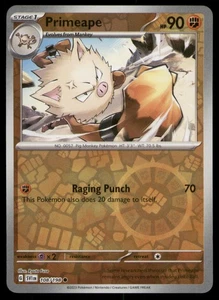 Primeape 108/198 Reverse Holo SV01: Juego base escarlata y violeta casi nuevo - Imagen 1 de 2