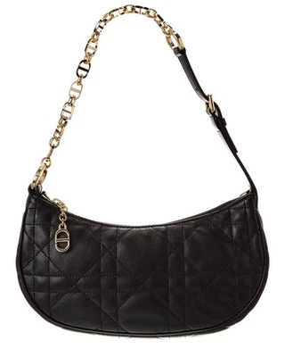 Bolso hobo Dior Diorstar de cuero negro para mujer Foto 1 de 4