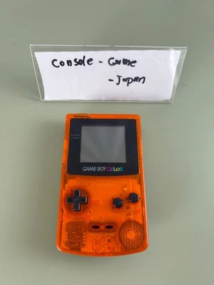 Nintendo Gameboy Color Daiei Hawks Limited Clear Orange Color Model GBC - Image 1 of 3