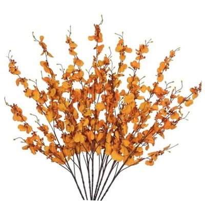 Искусственные орхидеи цветы искусственные ветви форзиции 8 шт.  - Изображение 1 из 4