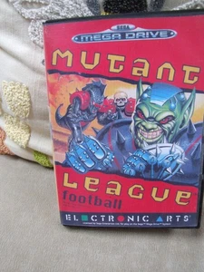 OFFERS COMBINE - SEGA MEGA DRIVE GENUINE CARTRIDGE - MUTANT LEAGUE FOOTBALL - Picture 1 of 6