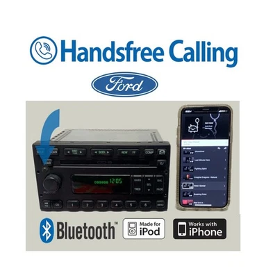 ✅03-04 RADIO BLUETOOTH MANOS LIBRES FORD ESCAPE F150 F250 F350 EXPLORADOR SUPERDUTY Foto 1 de 3
