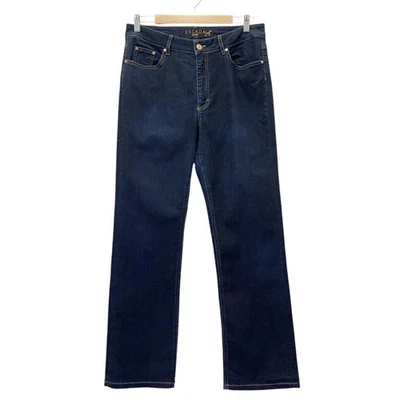 Jeans Escada Sport perna reta lavagem escura tamanho UE 42 | EUA 14 designer luxo - Imagem 1 de 4