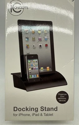 iPhone, IPad & Tablet Charging Docking Stand-iConcepts-Fits iPhone 14 and Below - Image 1 of 4