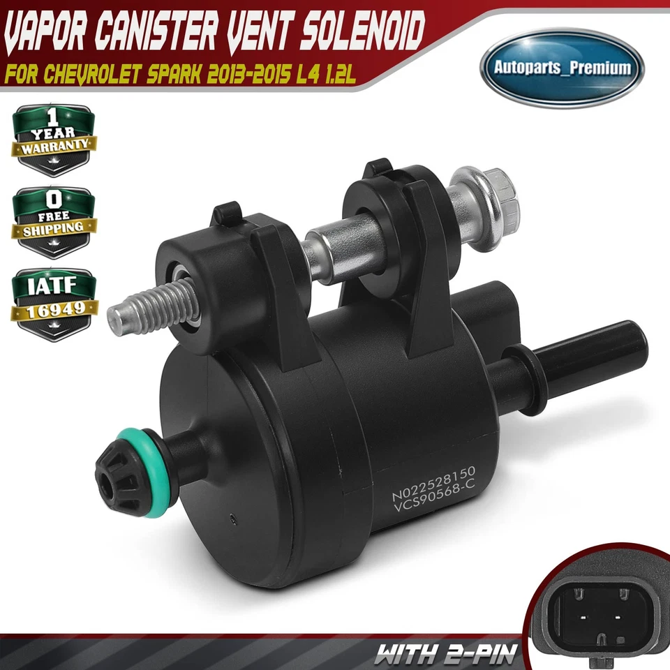 Solenoide de purga de bote de vapor para Chevy Spark 2013 2014 2015 L4 1,2 L hatchback Foto 1 de 4