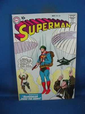 SUPERMAN 133 F VF 1959 DC IN THE ARMY - Image 1 of 2