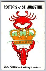 Rector's Restaurant St. Augustine Florida Postkarte - Bild 1 von 2