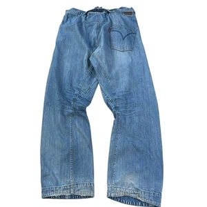 LEVIS ENGINEERED JEANS DENIM PANTALONI PANTALONI DRITTI ABBIGLIAMENTO DA LAVORO 36x34 - Foto 1 di 11