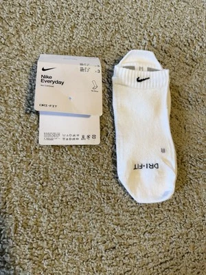 Nike Everyday Dri-Fit No-Show Calcetines Ligeros Medianos Y 5-7 W 6-10 M 6-8 1 Par Foto 1 de 2