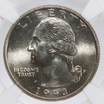 1993-P Washington Quarter NGC MS67 - Image 1 of 4