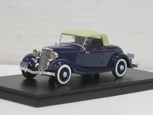 Ford Model 40 Roadster geschlossen 1933 blau NEU Esval EMUS43074B 1:43 limitiert - Bild 1 von 9