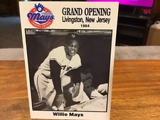 WILLIE MAYS 1994 Very Rare Card  Country Chicken Livingston NJ