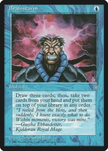 Brainstorm ICE MTG Moderately Played - Picture 1 of 1