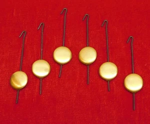 Miniature Novelty Clock Pendulum 2 3/4" Length 6 PIECES PACK Germany Zappler Lux - Picture 1 of 4