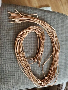 Lederkordel, Schmuckriemen Schwarz Ca. 110cm Dick, 18 Stück - Bild 1 von 2