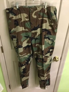 US Military Trousers Hot Weather Woodland Pattern Combat Medium Regular - Picture 1 of 4