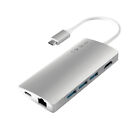 USB-C Hub HDMI 4K Output & Ethernet & 3x USB & USB-C 60W Satechi V2 Silver