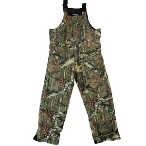 Mossy Oak Realtree Green Hunting Camouflage Overall Dungarees Workwear Size L - Picture 1 of 15