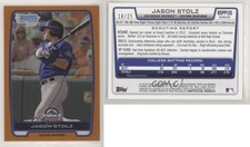 2012 Bowman Draft Chrome Draft Picks Orange Refractors /25 Jason Stolz #BDPP125