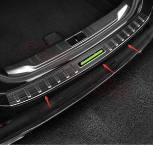 Fit For Benz S-Class W223 21-2022 Black Steel Rear Bumper Protector Guard Trim - Picture 1 of 7