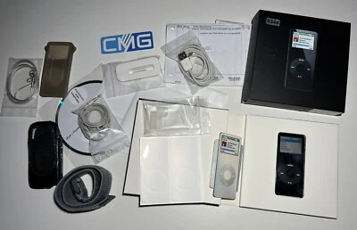 Apple iPod nano 1.Generation 4GB schwarz 1G 1st 4 GB Model 2005 Top Zustand #344 - Bild 1 von 4