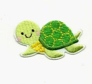 SEA TURTLE BABY Iron On Patch Sea Creatures Beach Ocean - Picture 1 of 1