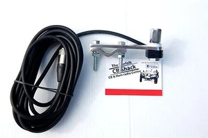 Flat Bar Mirror Mount Kit with 4m cable for 3/8 springer CB Radio Antenna aerial - Picture 1 of 5