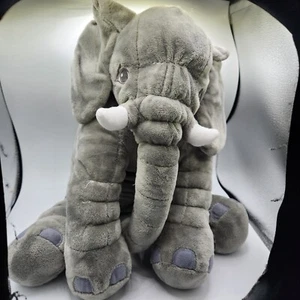 13 Zoll Elefant Plüschtier ohne Etikett bestickte Augen weiches Stofftier IKEA - Bild 1 von 8