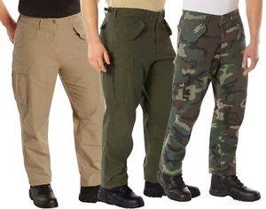 Men's Vintage M-65 Korean War Replica Cargo Field Pants - OD Camo or Khaki - Picture 1 of 16