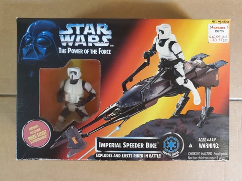 Star Wars The Power of the Force (1995) Imperial Speeder Bike (MIB) Cover