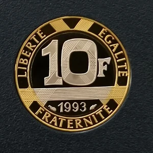 10 FRANCS GENIE DE LA BASTILLE 1993 BE BELLE PROOF 5309 Ex. FRANKREICH / UNC AUSGABE - Bild 1 von 2