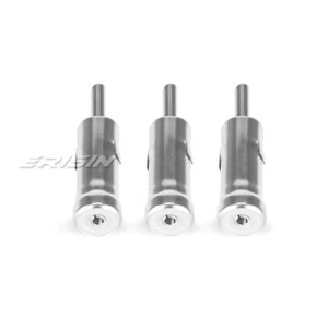 3pcs ISO Male Plug to Din Radio Aerial Antenna Adaptor Converter Car DVD Player - Picture 1 of 2
