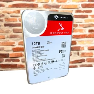 Seagate IronWolf Pro ST12000NT001 12TB HDD Hard Disk Drive SATA NAS Server - Picture 1 of 1