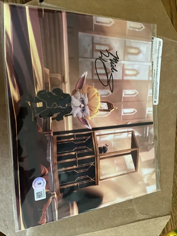 mick wingert signed kung fu panda autograph 8x10 Cover