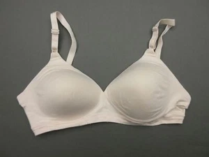 38C WARNERS TAN WIRELESS PADDED BACK CLOSURE FULL COVERAGE BRA 4F - Picture 1 of 7