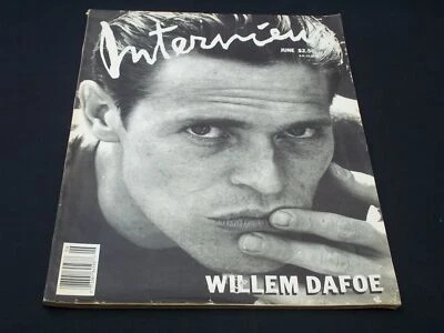 1988 JUNE INTERVIEW MAGAZINE - WILLIAM DAFOE FRONT COVER - H 7542 Foto 1 de 2
