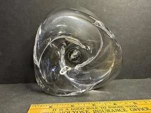 CGT Campaigne Generale Transatlantique Art Glass Crystal Bowl, French Line - Picture 1 of 6